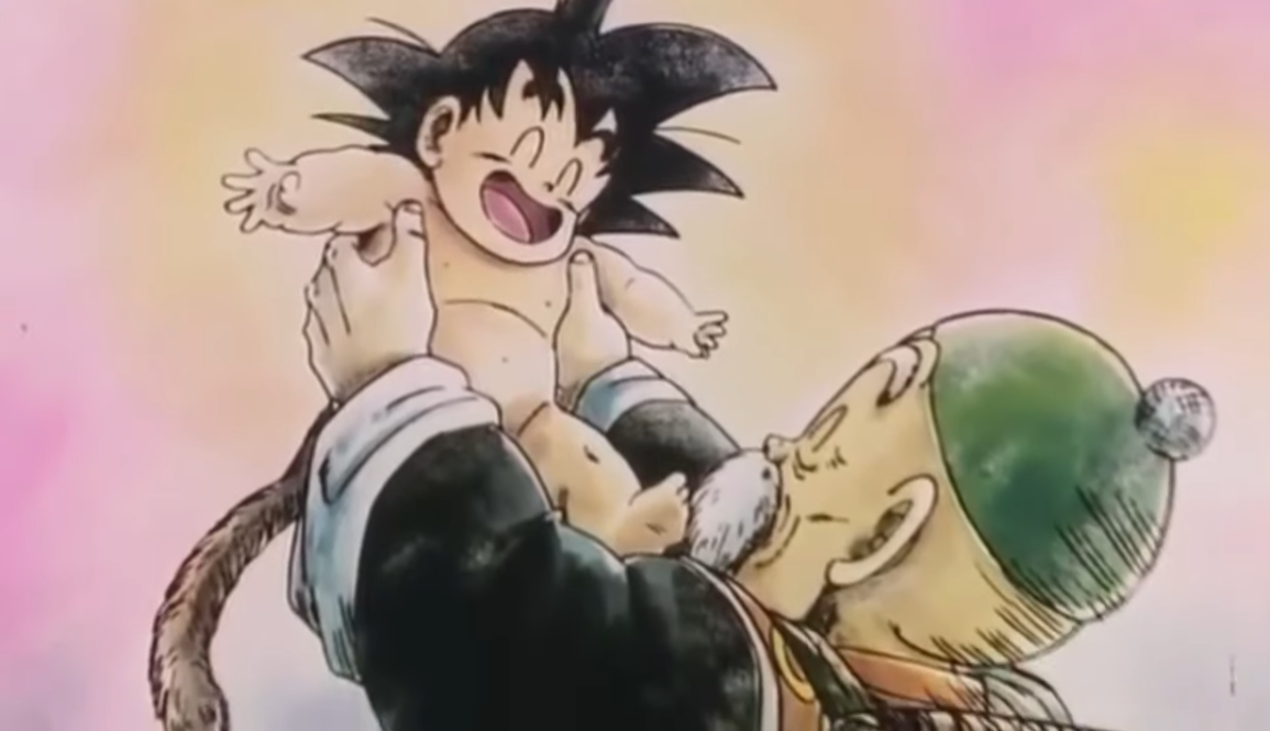 Goku ainda bebê